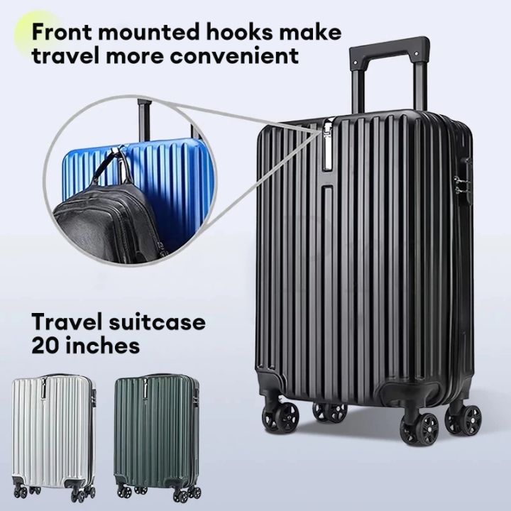 BE%2020/24%20Inch%20LightWeight%20Luggage%20Vacation%20Suitcase%20Hard%20Shell%20Luggage%20With%20Hook%20Design%20-%20Image%205