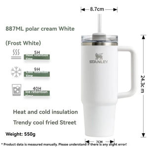 STANLEY straw cup STANLEY insulated ice water cup 304 stainless steel insulated cup thermos