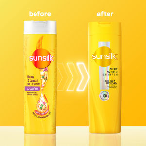 SUNSILK Shampoo Conditioner | Black Shine Soft & Smooth 160ml | Activ-Infusion Rambut 5X Lebih Lembut & Halus with Argan Oil | Rambut Hitam Berkilau Activ-Infusion dengan Urang Aring | FUFUMISE