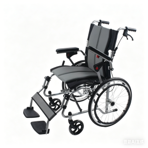 Folding Lightweight Sports Wheelchair Easy to Store and Transport for Elderly and Disabled Users