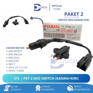 5TL PAKET 2 (HONDA) SWITCH REM KANAN + KIRI MIO SMILE SPORTY / MIO M3 SOUL Z / SWIT / SOKET / SUIT