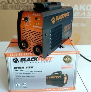 MESIN LAS BLACKFOOT MMA120 350 WATT ++ INVERTER IGBT  Mesin Las Blackfoot MMA120 dengan daya 350 watt hemat listrik. Tipe inverter IGBT 120 MMA