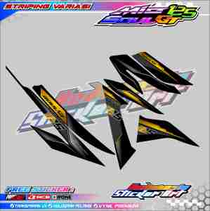 STRIPING VARIASI MOTOR YAMAHA MIO SOUL GT 125 / STICKER LIST MIO SOUL GT 125