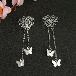 “1 cặp“Kẹp tóc cổ trang dạng nhỏ dùng kẹp lọn tóc nhỏ có móc câu phia sau