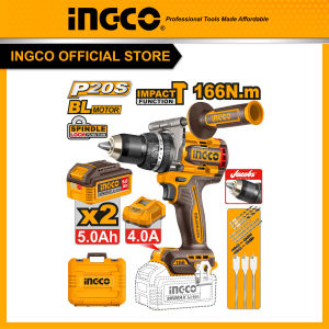 Máy khoan động lực không chổi than dùng pin INGCO CIDLI201668 166Nm máy mạnh khoét xịn