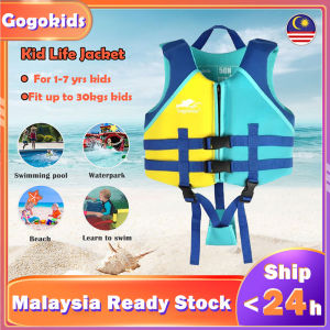 Gogokids 1-7 Years Kid Swim Jacket Flotation Swimsuit Buoyancy Vest For 15-30kgs Boys Girls Pool Swimming Training
