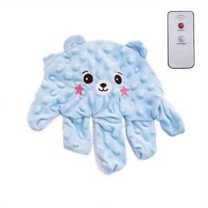 Bàn Tay Vỗ Bé Ngủ Ngon Hạn Chế Giật Mình Vải Nhung Hạt Mềm Mịn Massage Có Điều Khiển Từ Xa