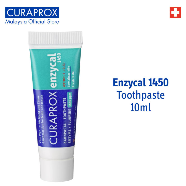 CURAPROX Enzycal 1450 Toothpaste 10ml Made in Switzerland Lazada