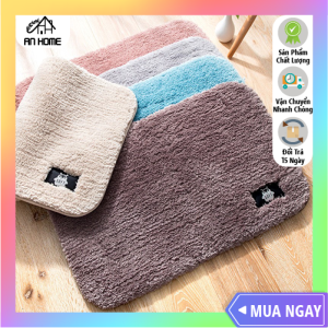 Thảm Lau Chân ANHOME 40x60cm Thảm Lông Mịn Siêu Mềm Thấm Hút Tốt