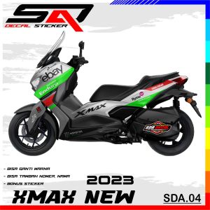 Decal Stiker Full Body XMAX New 2023 Sticker Motor Premium Racing. SDA.04