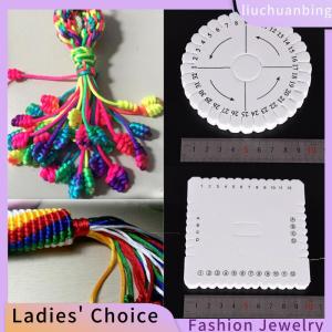 [COD] liuchuanbing Jewellery Vòng vuông handmade beading dây đĩa bện tấm DIY bện bện dây thừng