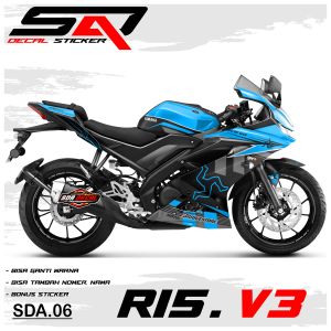 Stiker Custom Full Body R15 V3 - Dekal Sticker Variasi Motor R15 V3 Premium Racing SDA.06