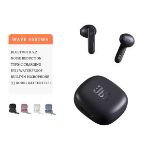 Wave 300 TWS Wireless In-Ear Sport Earbuds Built-in Microphone Noise-cancelling Headphones SeaSpark
