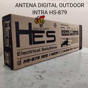 ANTENA TV DIGITAL OUTDOOR INTRA HES HS-879 Free Kabel 10 Meter Original