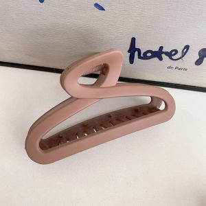 Jepit Rambut Salon Wanita Doff Matte Model Oval Jepitan Rambut Korean Style Jedai Rambut Panjang Hair Claw