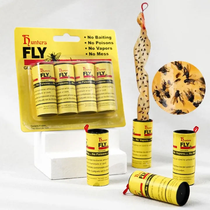 4Roll%20Sticky%20Insect%20Hanging%20Paper%20Powerful%20Flycatcher%20Sticker%20Sheet%20Pest%20Control%20Insecticide%20Double-sided%20Adhesive%20Tape%2078cm/roll%20-%20Image%202