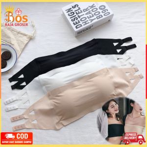 BRG Kemben Seamless Tanpa Tali 6669 Bra Sport Pakaian Dalam Wanita Sexy Fashion Korea Import Murah
