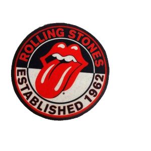 THE ROLLING STONES ROCK N ROLL BAND IRON ON PATCHES NOT EMBROIDERED