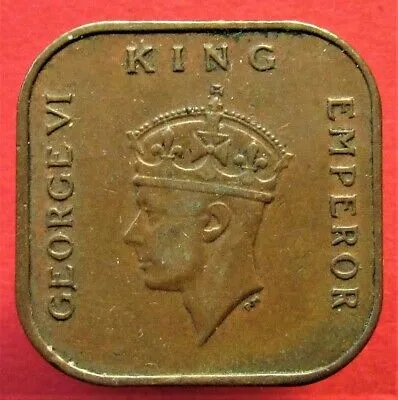 MALAYA BRITISH BORNEO 1 CENT (1939) King George VI- price for one coin