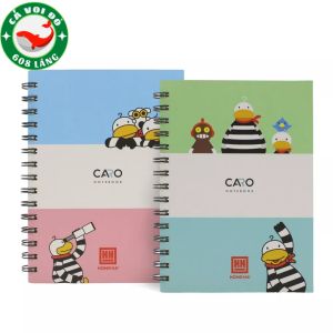 Sổ lò xo caro A5 200 trang Hồng Hà Oringa 4175