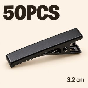 50PCS Metal Duckbill Hair Clips Strong Grip Alligator Clip Base DIY Bow Craft Salon Hair Accessories