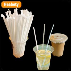 【2-3 days delivery】 100 300 500Pcs Disposable Drinking Straw Transparent Plastic Drinking Straw For Milk Smoothie Slushie Juice Bubble Tea Straw