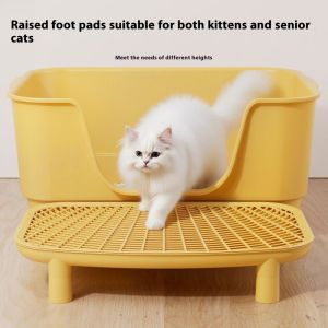 แผ่นคอกสัตว์เลี้ยง BEIERWA ที่มีการออกแบบสองชั้นเพื่อป้องกันการกระจายสำหรับแมว