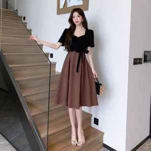 simple elegant black white fitted long dress for summer beach dress for party formal plus size