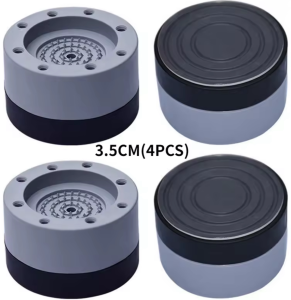 [SG SELLER]4pcs/set Universal Anti Vibration Feet Pads Washing Machine Rubber Mat Anti-Vibration Pad Dryer Refrigerator Base Fixed Non-Slip Pad Household Accessories