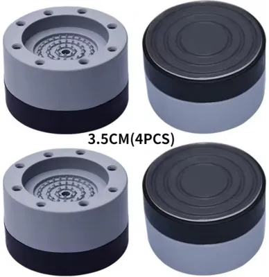 [SG SELLER]4pcs/set Universal Anti Vibration Feet Pads Washing Machine Rubber Mat Anti-Vibration Pad Dryer Refrigerator Base Fixed Non-Slip Pad Household Accessories