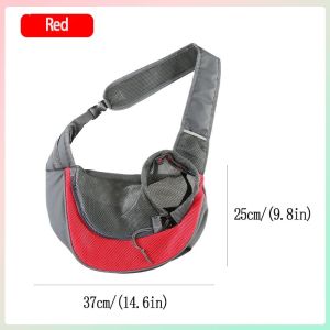 Clara Pet Puppy Carrier Outdoor Travel Dog Cat Portable Shoulder Bag Breathable Mesh Fabric Pet Backpack