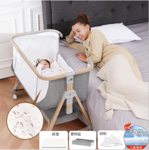 Baby bed diaper changing table baby bed folding portable baby bed with mosquito net baby bed