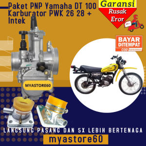 Paket PNP Yamaha DT100 Langsung Pasang!!! Karburator PWK24 PWK26 PWK28 Sudco CarburatorPWK 24 26 28 + Manipul Intek Intake Motor