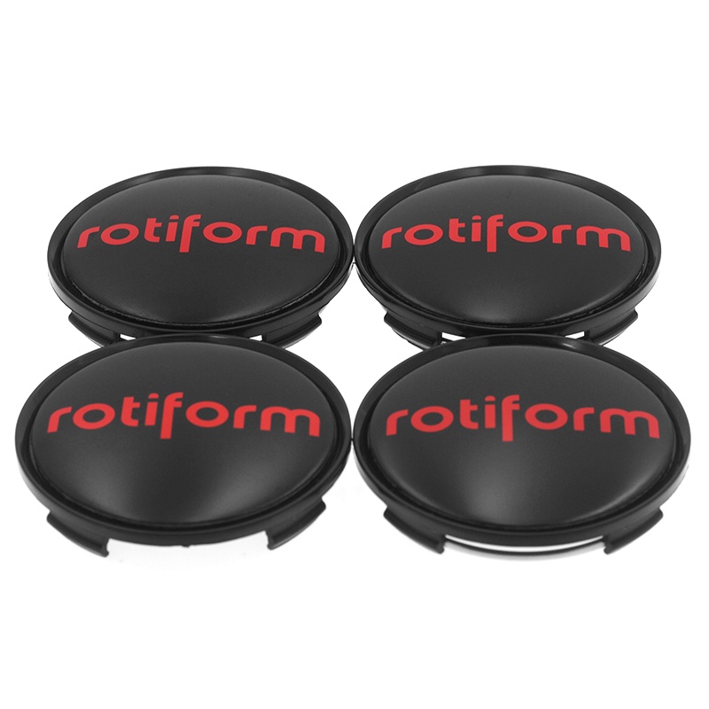 4X 63mm Rotiform Radnabendeckel Radkappen