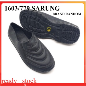 Original adimax /Kasut Getah Quality Rubber Black shoes / Slip On Labour Shoes/ Cap Bowling Kasut Kerja Getah