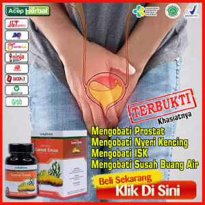 Obat Prostat Anak Dewasa Pria Wanita Obat Prostat Alami Obat Nyeri Kencing Nanah Darah Obat Bengkak Kelenjar Prostat Obat Infeksi Saluran Kemih ISK Anyang Anyangan Susah Buang Air Kecil Gamat Emas Kapsul