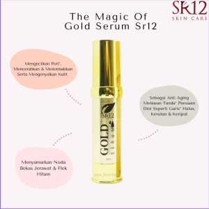 Sr12 Serum Gold Perawatan Kulit Wajah Anti Noda Hitam Spot Essence/Dark Spot Bpom Aman Bumil Busui