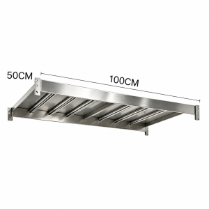 YOYO Stainless Steel Heavy Duty Metal Storage Rack Adjustable Shelving Unit Steel Shelf Organizer for Warehouse Garage Kitchen Office Storage Rack