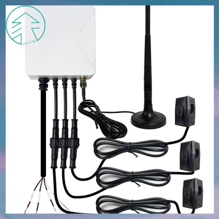 Tuya Smart WiFi Energy Meter – Bidirectional 2-Channel, 80A With Current Transformers, Real-Time Power Monitor & Buzzer Alarm