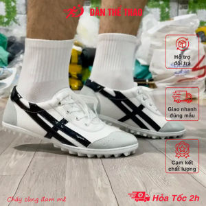 Giày đá bóng chuẩn chất lượng cao đế khâu cao su họa tiết năng động - Giày thể thao đá banh bám sân tuyệt đối