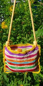 Túi lưới nhiều màu thích hợp đi biển đi học 26x22cm (màu ngẫu nhiên) | Froid handmade