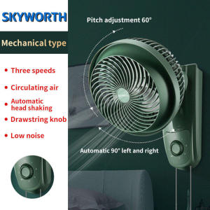 Air Circulation Wall Fan Kipas Dinding wide-angle swing remote control wall fan