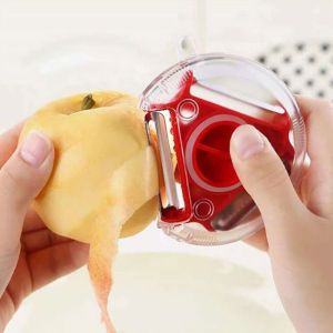 Dụng Cụ Gọt Vỏ Xoay 3 Trong 1/Dụng Cụ Gọt Vỏ Bằng Thép Không Gỉ/Gọt Vỏ Rau Quả/Dụng Cụ Nạo Dưa Chuột Cà Rốt Khoai Tây/Dụng Cụ Cắt Gọt Vỏ Nhà Bếp Gia Dụng