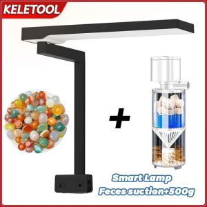 LED Full Spectrum Aquarium Light Fish Tank Light with Smart APP Remote 360° Adjustable Sunrise Sunset Timer for Small Fish Tank