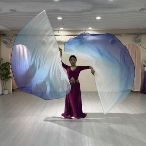 VALUEPULSE หลากสี อุปกรณ์สำหรับระบำหน้าท้อง กับแท่งยืดไสลด์ แท่งปรับขนาดได้ ธงผ้าพันคอที่มีสีสัน  น้ำหนักเบามาก อุปกรณ์เต้นรำประกอบฉาก ปาร์ตี้เต้นรำปาร์ตี้