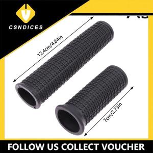 [Csndices] 1Pair Bicycle Grips Mountain Handlebars Gloves Non-slip Rubber Grips Long And Short Cycling Equipment Bicycle Turn Handle Grips
