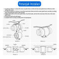 Toilet exhaust fan ventilation fan Inline Duct Fan Duct Vent Bathroom Kitchen Grow Tent  Toilet Motor for Ducting Vents Bathroom. 