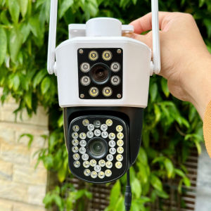 Camera YOOSEE 2 Mắt 4K PRO (Chạy Bằng Sim 4G (không cần wifi)  Xoay 350 Độ- Đàm Thoại 2 Chiều- Báo Động Chống Trộm- Ban Đêm Có Màu-Không Dây Ngoài Trời BAO SỈ