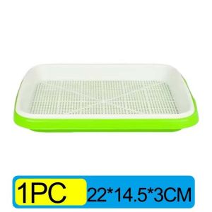 2 cái microgreen nảy mầm khay nảy mầm hai lớp nảy mầm thủy canh khay tấm chậu ươm soilless trồng trọt trồng
