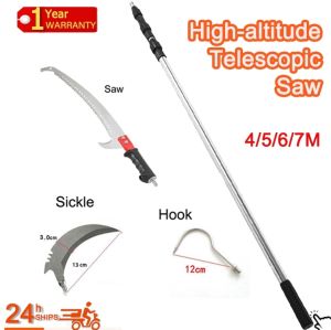 High branch Saw✔ 4/5/6/7M High Altitude Branch Pruning Saw Tree Hand Tools Garden Pruning Branch Garden Saw